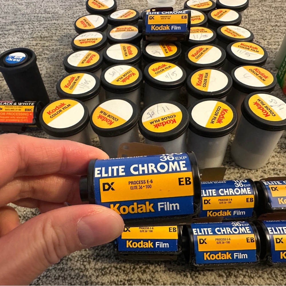 2 Kodak Elite Chrome Color Slide Film ISO100